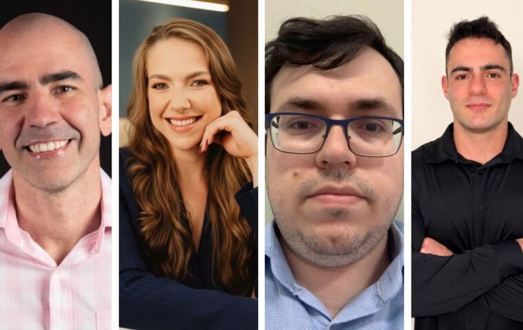 Marco Orsini, Luiza Travalloni, Wladimir Bocca e Guilherme Reinheimer