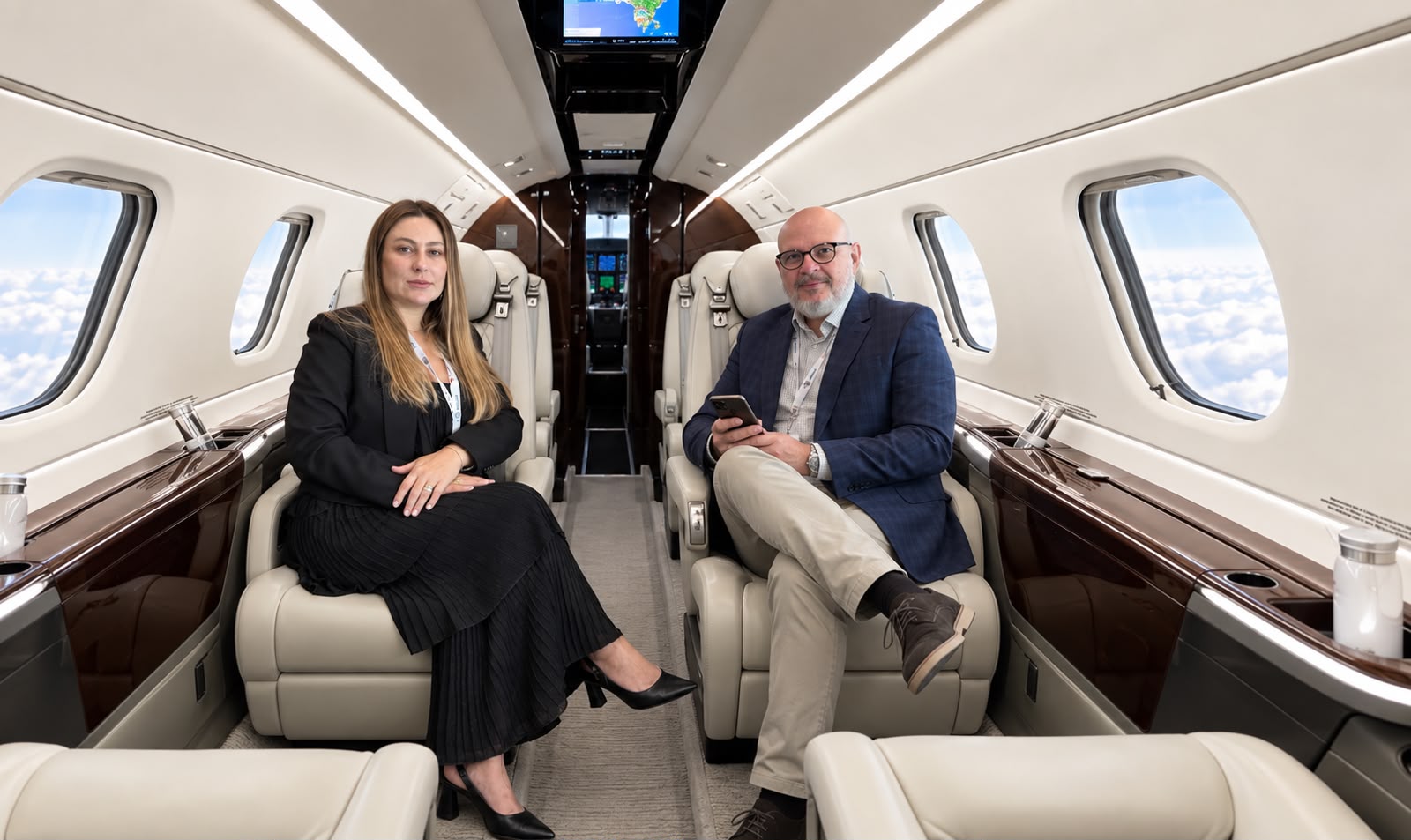Paula Soffo Hoffmann e Raul Marinho, sócios-diretores da FLY CGC.