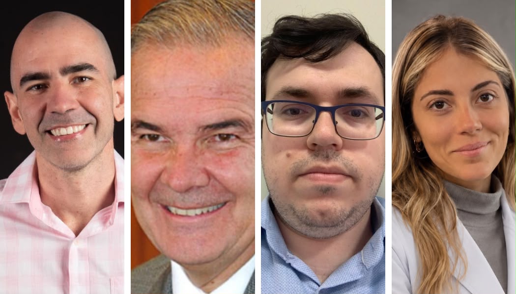 Médicos Marco Orsini, Acary Bulle Oliveira, Wladimir Bocca e a pesquisadora Eduarda Iennaco