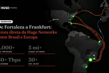Huge Networks ativou rota direta entre Fortaleza e Europa via EllaLink.