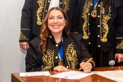 Posse da psicóloga Elaine Taboada como acadêmica da Academia Brasileira de Ciências, Artes, História e Literatura.