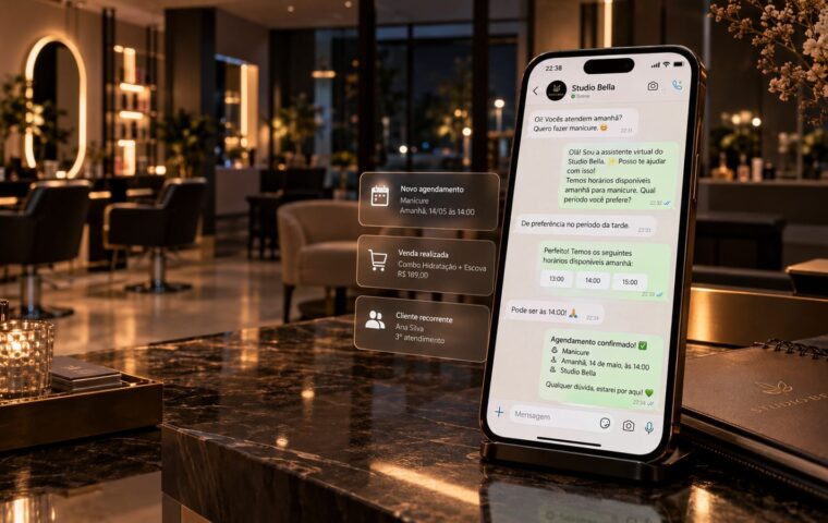 Belasis lança IA de Atendimento no WhatsApp, integrada pela API Oficial da Meta (WhatsApp Cloud API).